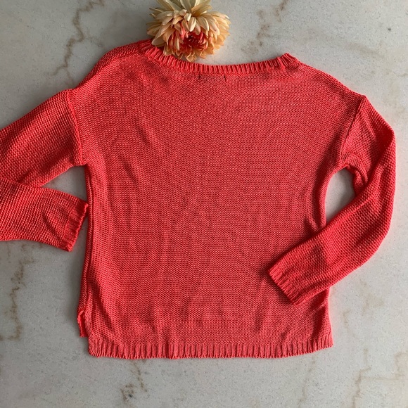 H&M Sweater in Bright Coral Orange - Picture 7 of 7